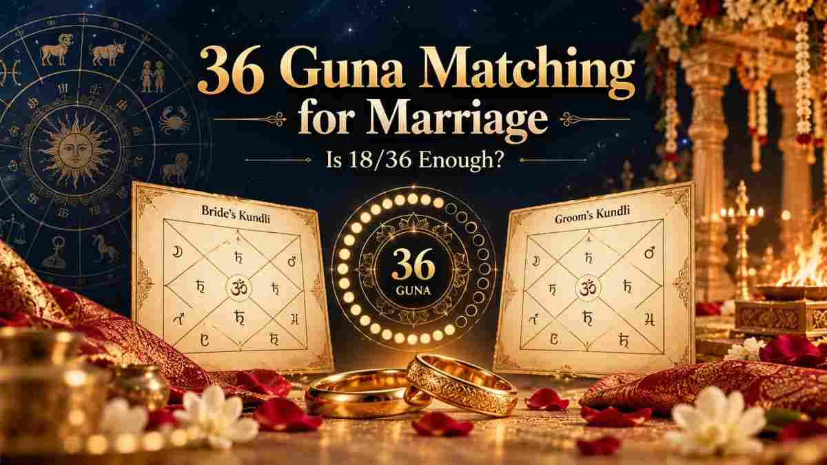 Kundli Matching Before Marriage — What Do the 36 Gunas Mean and Is 18/36 Enough?