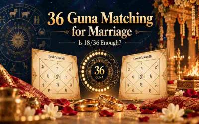 Kundli Matching Before Marriage — What Do the 36 Gunas Mean and Is 18/36 Enough?