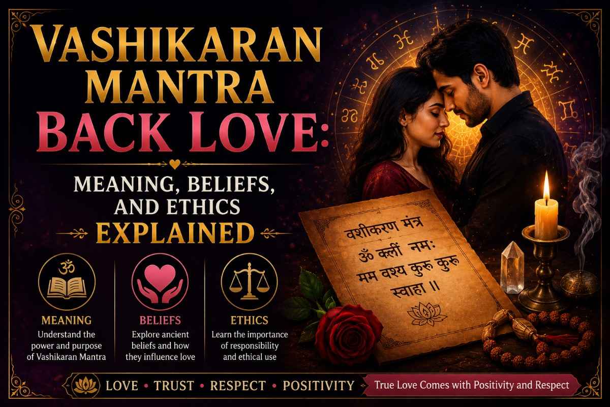 Vashikaran Mantra Back Love: Meaning, Beliefs, and Ethics Explained